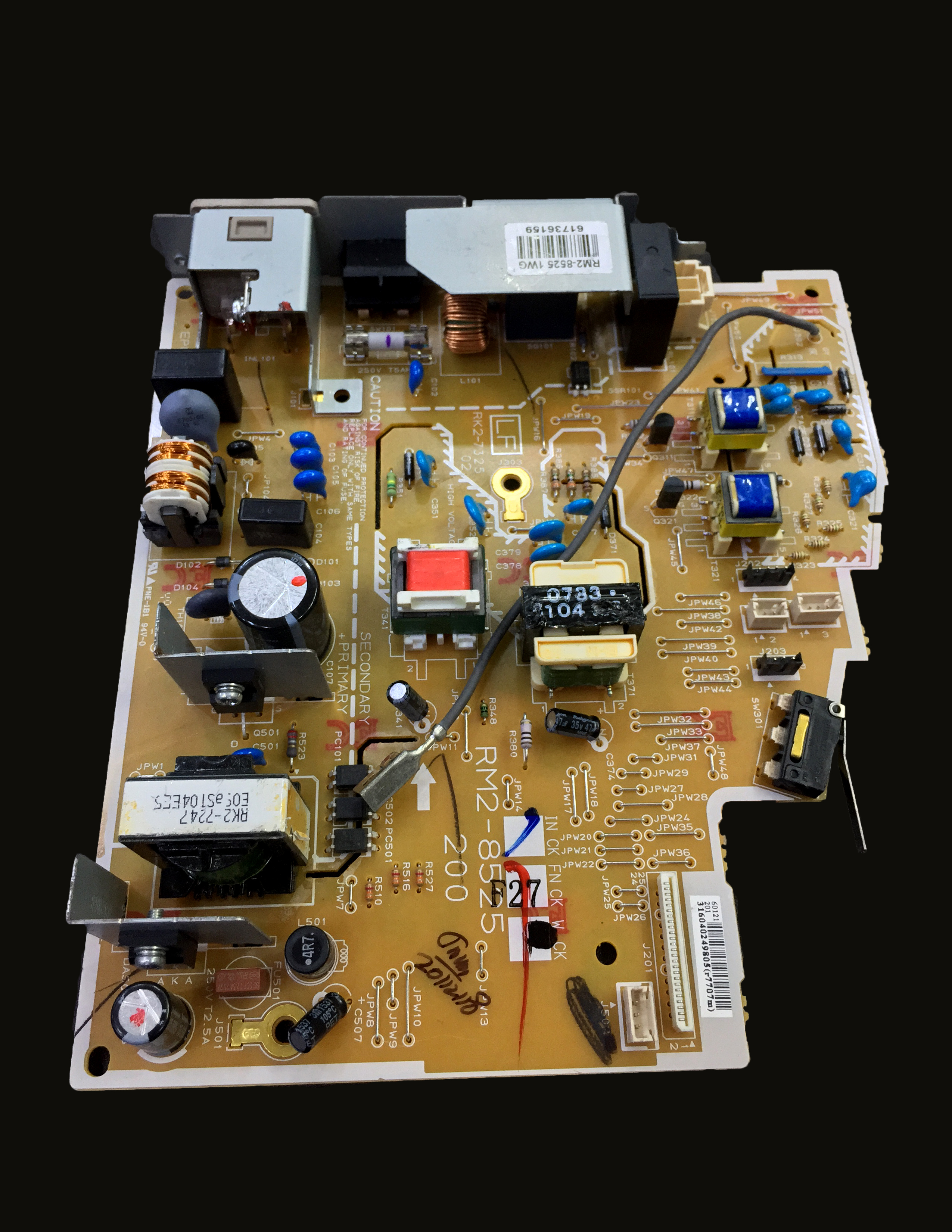 Multicolored Hp M1005 Power Supply Board