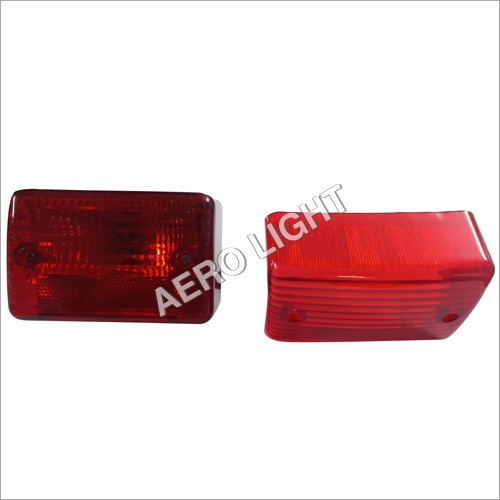 TVS Super XL Bike Tail Light - Plastic Body, Red Color | Durable Design for Enhanced Visibility and Safety