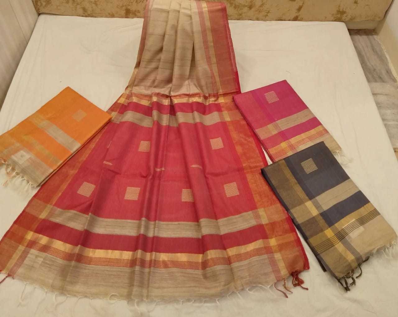 Linen Saree