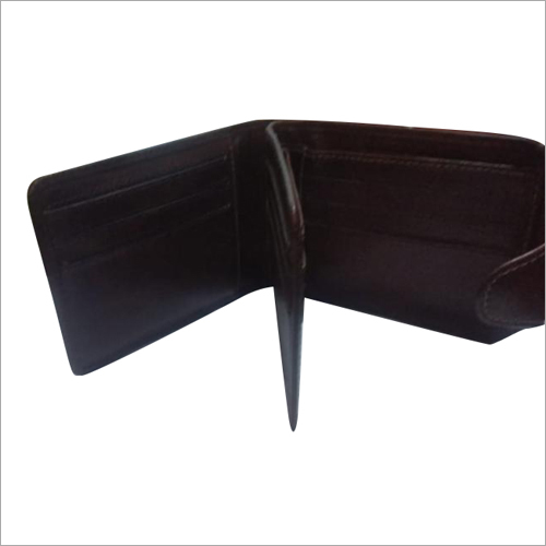 Brown Leather Wallet Design: Plain