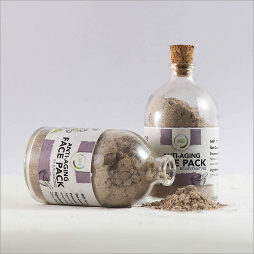 Anti Aging Face Pack Powder - Fine Botanical Blend | All Skin Types, Powder Form, Ideal for Revitalizing and Brightening Complexion