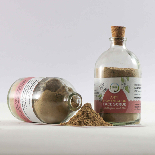 Anti Pigmentation Face Scrub - Sorata Rice (Red Rice), Neem, Manjista, Licorice Powder | Safe To Use, Expertly Formulated, Effective Cleanser