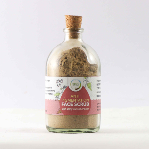 Anti Pigmentation Face Scrub - Sorata Rice (Red Rice), Neem, Manjista, Licorice Powder | Safe To Use, Expertly Formulated, Effective Cleanser