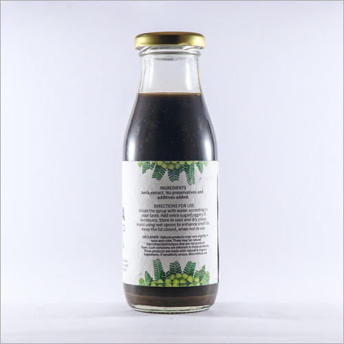 Amla Sugarless Syrup - Premium Quality Blend | Promotes Digestion, Suitable For All Ages, Store In Cool Place
