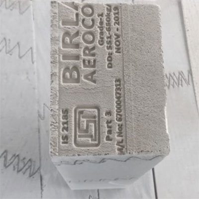 Grey Fly Ash Block - 4-9 Inch Thickness | Long Service Life, Industrial Application