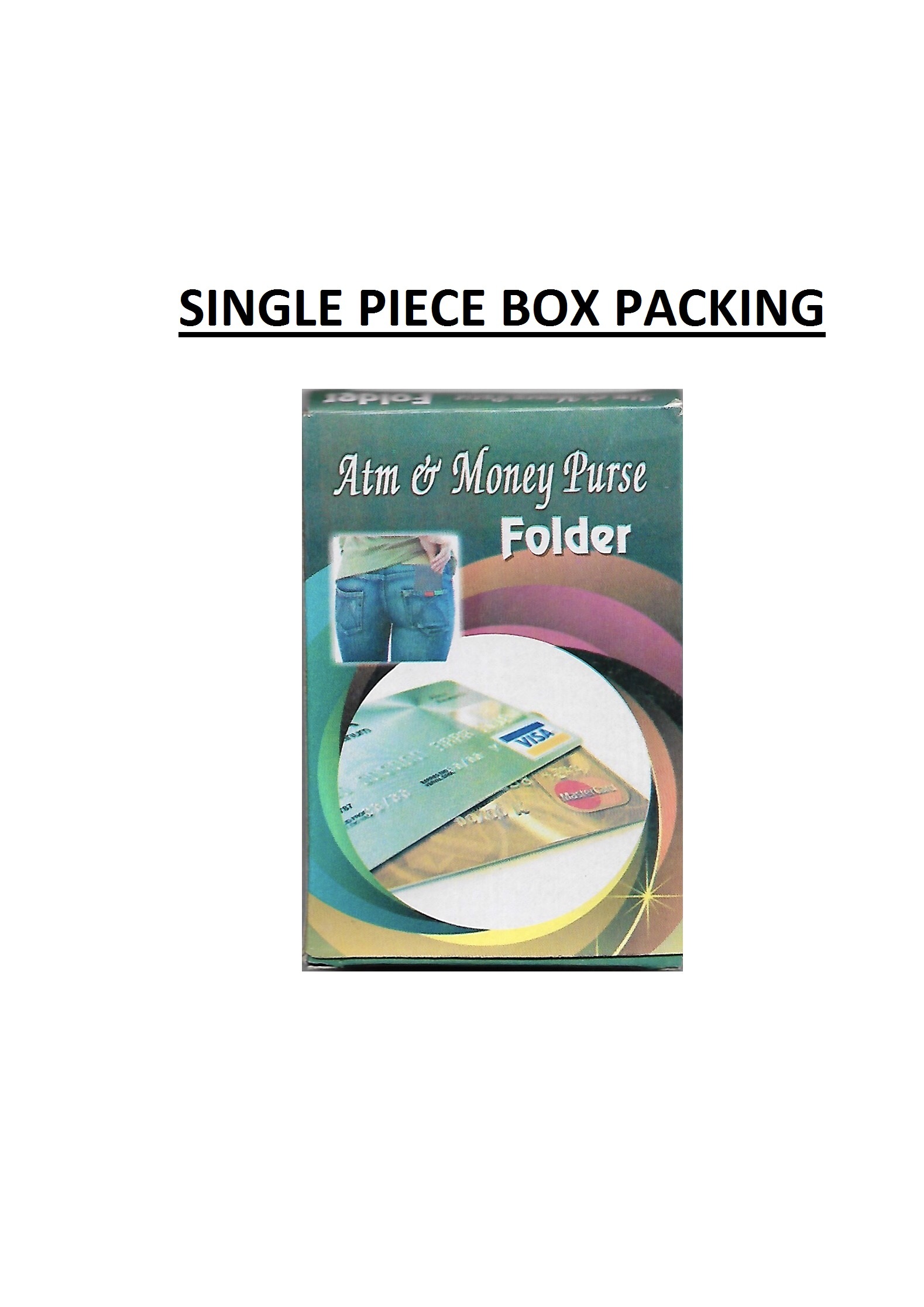 Pocket Card Holder - Rexine Material, 3.25 X 4 Inches | 6 Pockets For Cards, Slim & Rugged Design, Moisture And Scratch Protection