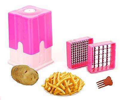 Pink Plastic Potato Chipser