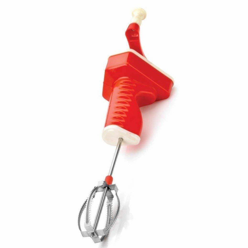 Plastic Hand Blender - Plastic Body, Stainless Steel Blades, Green Color | Easy To Use, Compact Design, Smooth Operation, Easy Cleaning