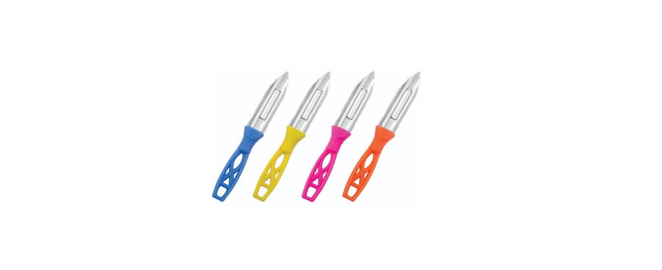 Orange Plastic Peeler Knife