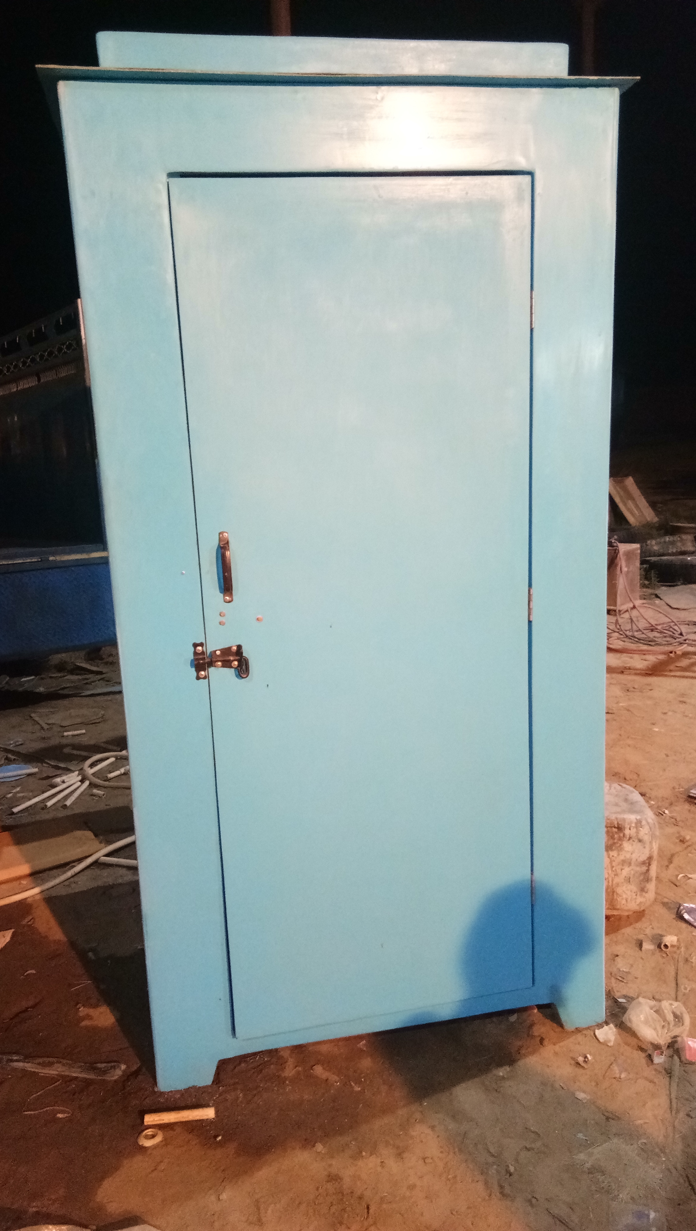 All Mobile Toilet - Mild Steel, Available In Various Colors | Wind Resistant, Steel Door And Window