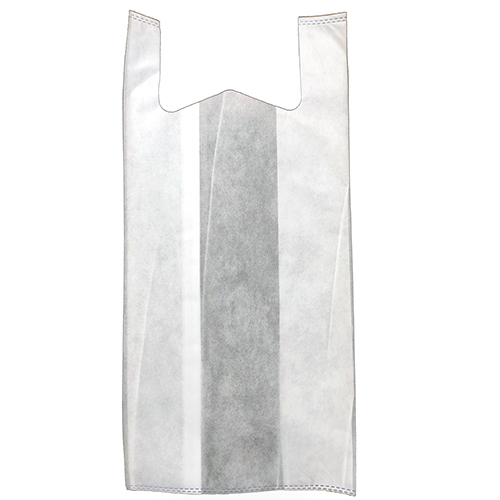W Cut Non Woven Bag - Non Woven Fabric, With Handle Style | Ideal for Food Shopping Needs