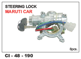 Steering Lock Maruti Car Vehicle Type: 4 Wheeler