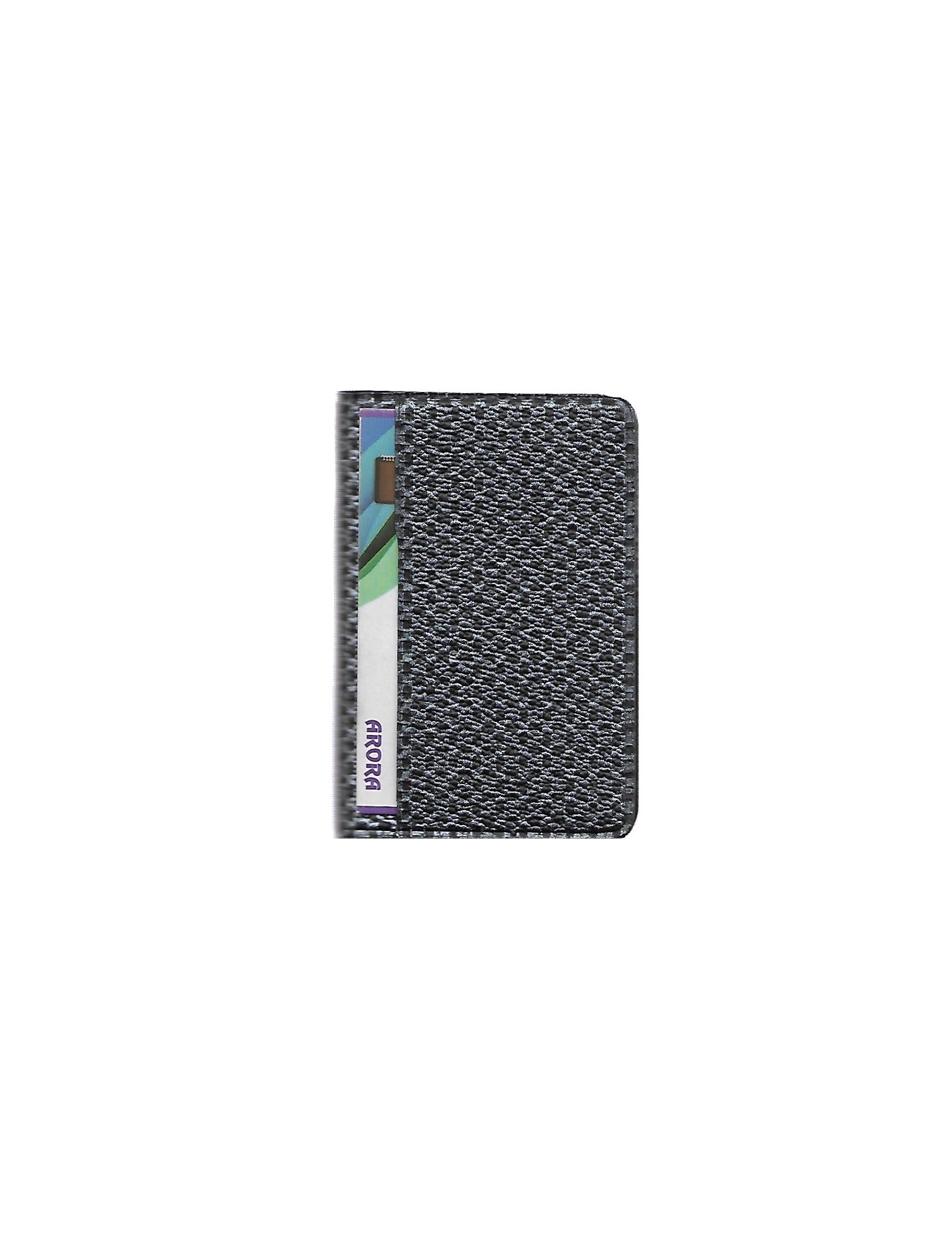 Foam Card Holder - Foam Material, 2.50 X 3.75 Inches | Lightweight, Durable, 5 Pockets, Slim Design, Stylish Card Organization