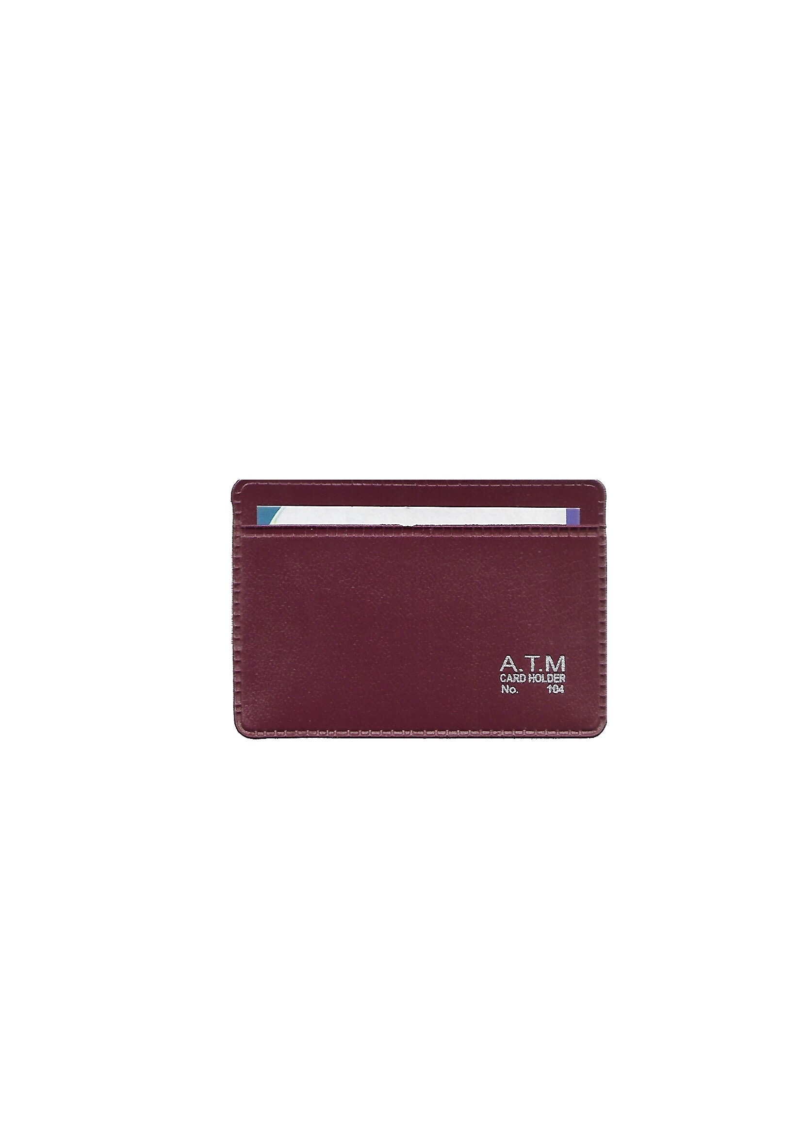 Card Cover - Foam Material, 2.75 X 3.80 Inches | 2 Pockets For Credit, Debit, Atm & Metro Cards, Stylish And Compact Design