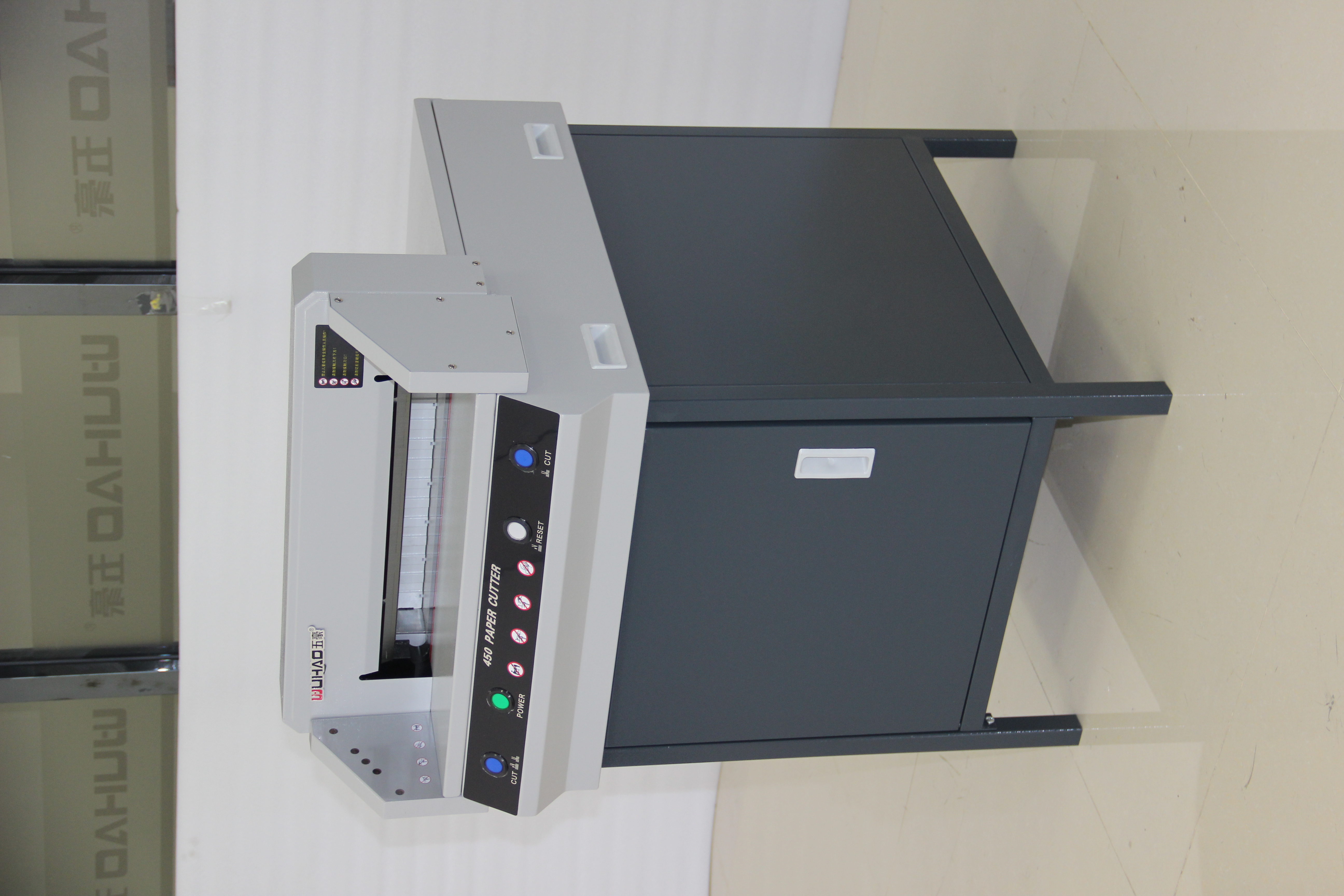 450v+ Paper Cutter - 450x450mm Cutting Width, 40mm Cutting Height | Precision Control, 750w Power, Auto Clamp Mechanism, Safety Cover