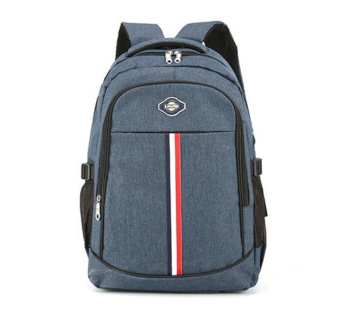 College Bag - Cotton Fabric, 40x31x17 Cm, Available In Black, Grey, Blue, And Red | Zipper Top Closure, Custom Design Options, Lightweight At 0.43 Kg