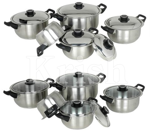 आवश्यकता के अनुसार बेक्लाइट हैंडल के साथ इनकैप्सुलेटेड मिलेनियम कैसरोल