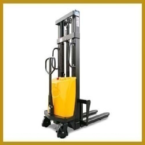 Semi Electric Stacker - 2 Ton Steel Construction | High Capacity, Explosion-proof Valve, Smooth Lifting Speed