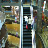 Goods Elevators Up Stairs Escalator