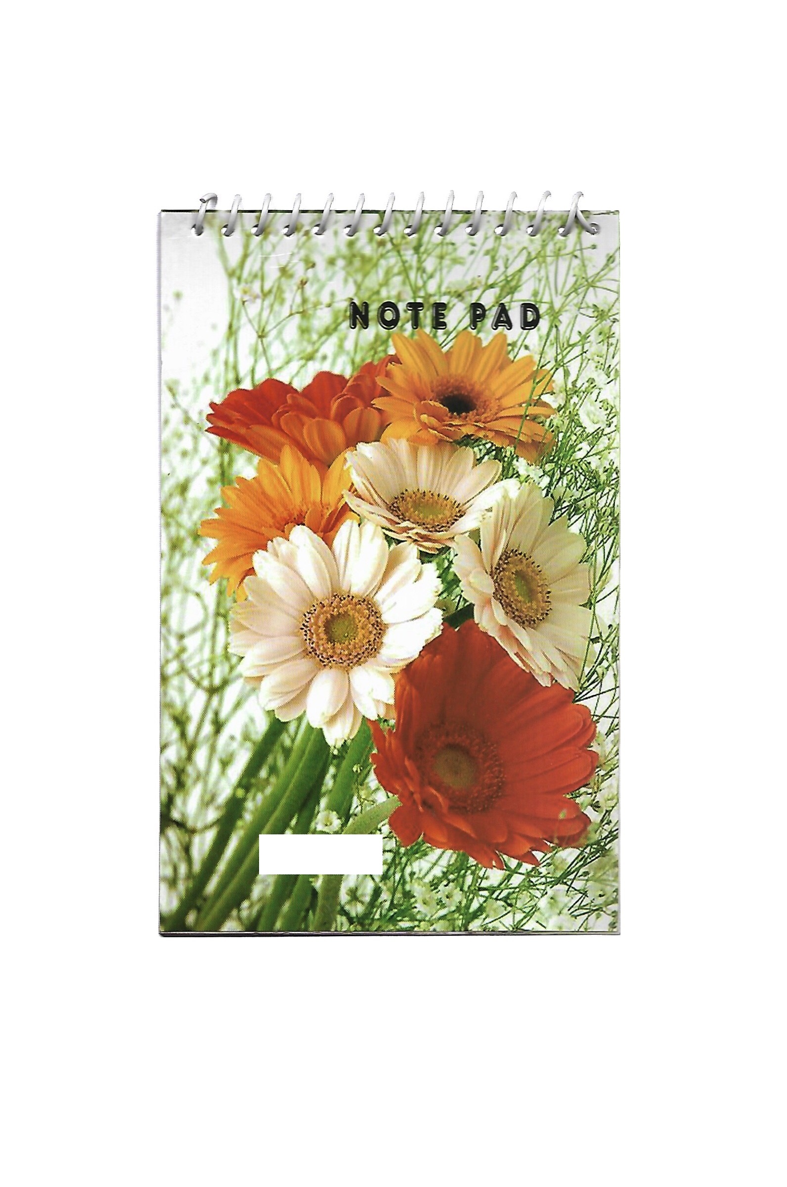 Spiral Pad - Card & Paper, 4.5 X 7.25 Inches | Spiral Binding, Durable Card Cover, Single Ruled, 4 Colour Print For Notes Writing