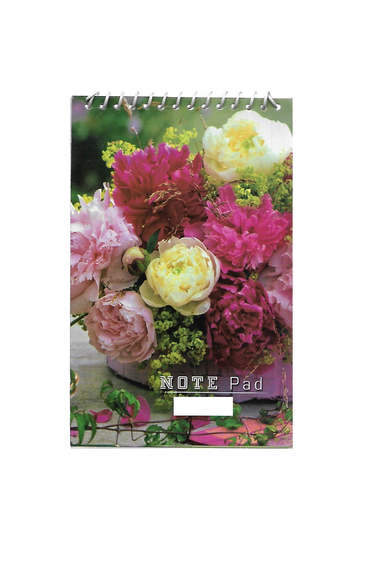 Spiral Pad - Card & Paper, 4.5 X 7.25 Inches | Spiral Binding, Durable Card Cover, Single Ruled, 4 Colour Print For Notes Writing
