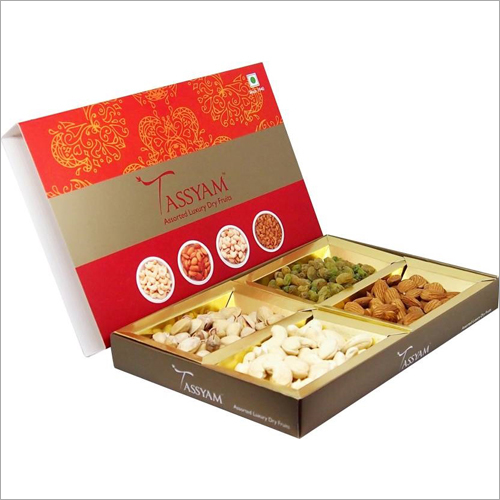 प्रिंटेड ड्राई फ्रूट्स पैकिंग बॉक्स
