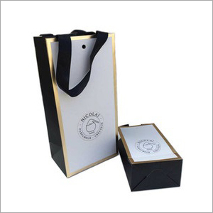 Available In Different Color Loop Handle Paper Carry Bag