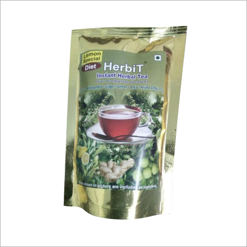 Herbal Diet Tea - Lemon Flavor Powder | Organic Tea, Health Benefits: Antioxidants, Improve Digestion, Dried Form, 1-Year Shelf Life