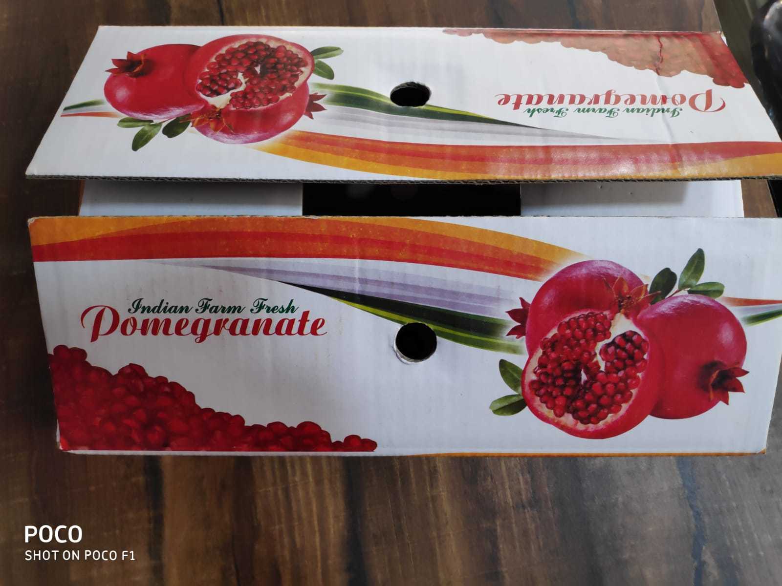 Corrugated Board Pomegranate Boxes
