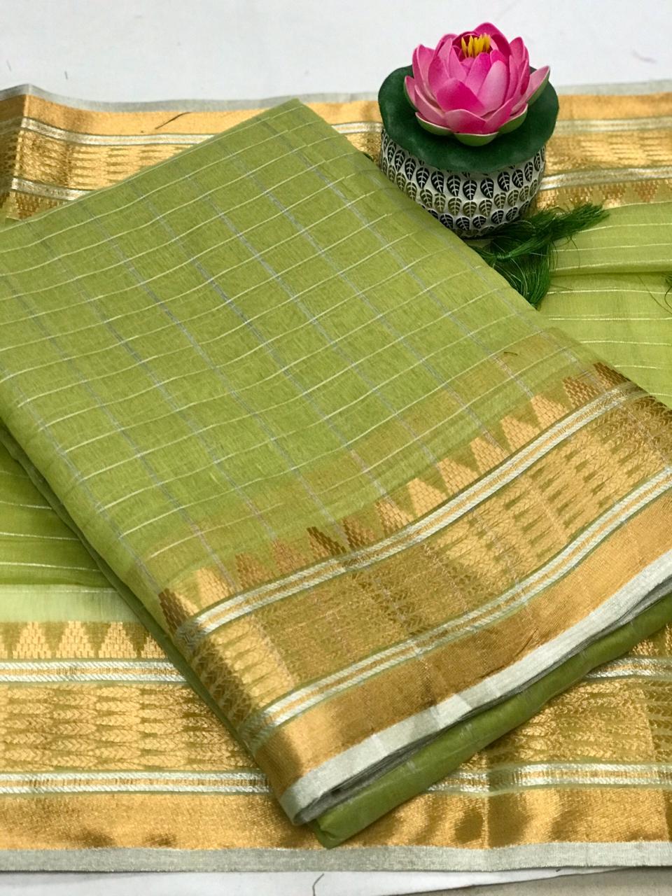 Woven Cotton Base Saree