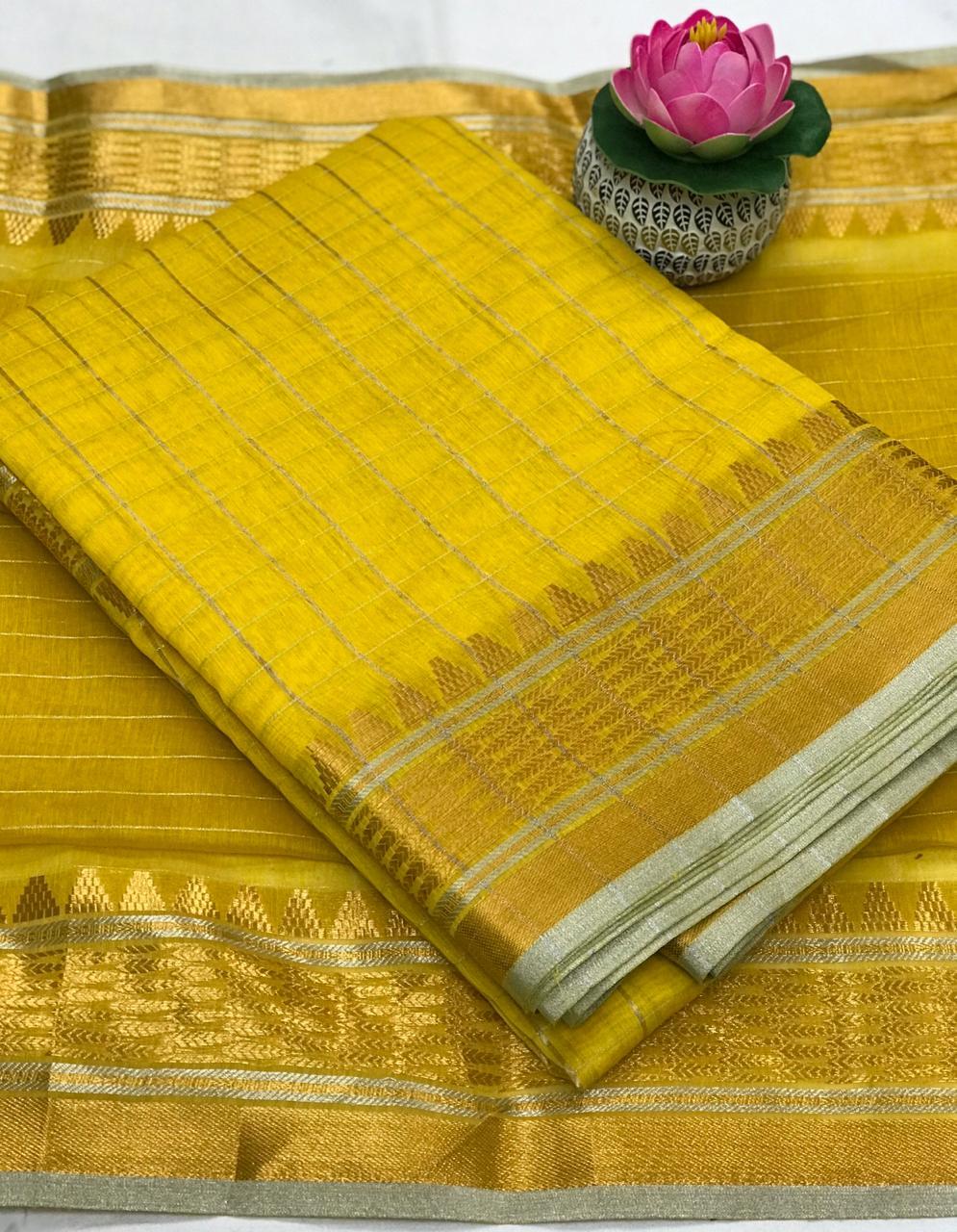 Woven Cotton Base Saree