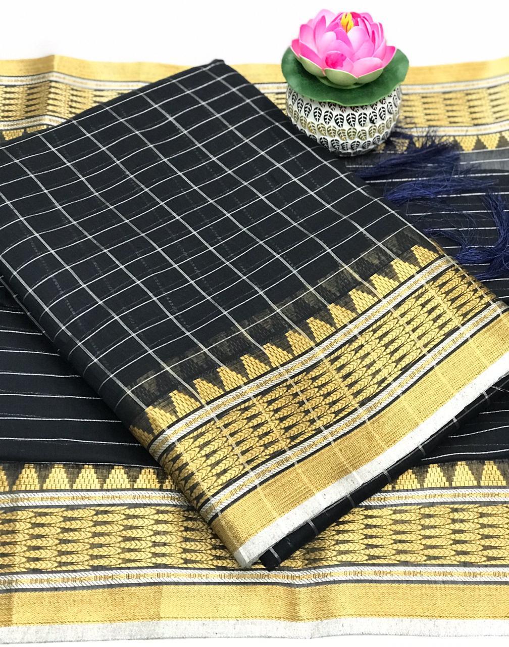 Woven Cotton Base Saree