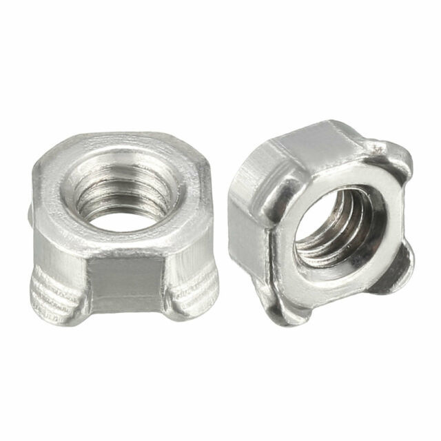 Square Weld Nuts Din 928 - Iron, M4,m6,m8,m10 | Non-piloted Hex Head, Strong Weld Projections For Industrial Applications