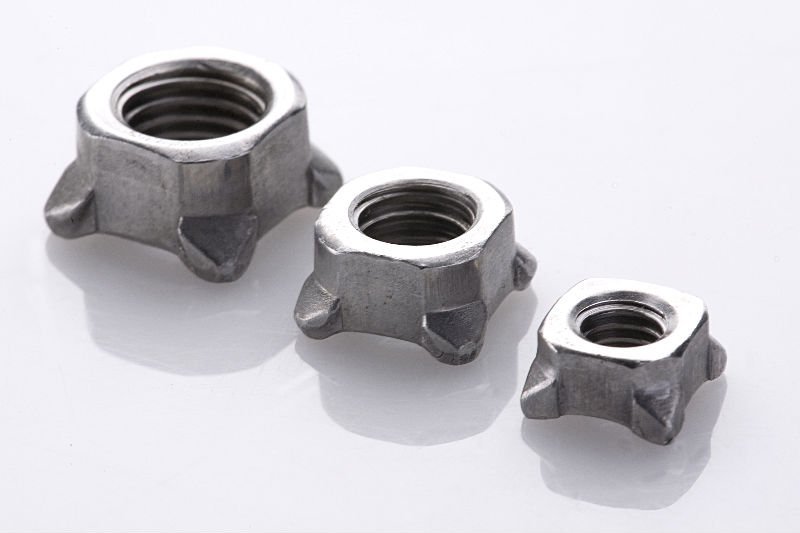 Square Weld Nuts Din 928 - Iron, M4,m6,m8,m10 | Non-piloted Hex Head, Strong Weld Projections For Industrial Applications
