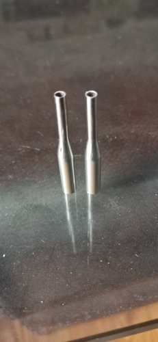 Changed diameter tube