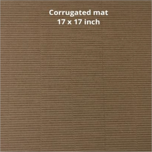 Paper Corrugated Sheet - 17x17 Inches, Brown Color, Customizable for Packaging Solutions