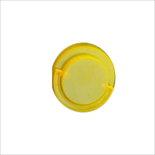 PET Yellow Jar Cap - Round Shape, Recyclable PET Material | Durable Plastic for Jars, Vibrant Yellow Color