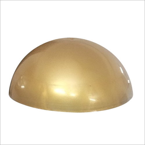 120 mm Egg Jar Cap - Plastic PP, Round Shape, Golden Color | Suitable for Jars, Plain Pattern, Ideal for Secure Jar Closure