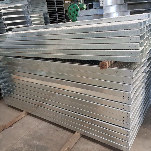 Perforated Cable Tray - Metal, Polished Finish, Industrial Size | Durable and Reliable Performance for Electrical Cable Management