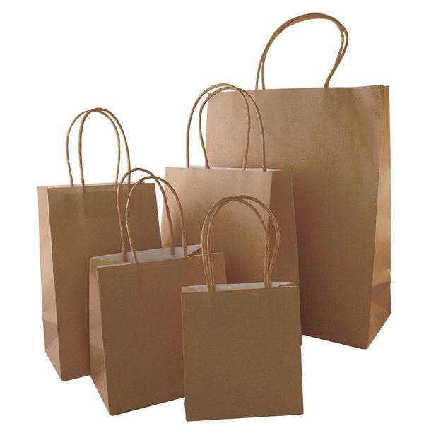 Brown Paper Bag - Biodegradable & Water-resistant Material Available In Multiple Sizes Recyclable With Custom Logo And Patterns