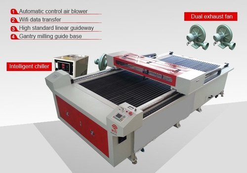 Co2 Laser Cutting Machine - Acrylic, Mdf, Nylon Board | 1250x2500mm Working Area, Automatic Cnc, High Efficiency, Water Cooling