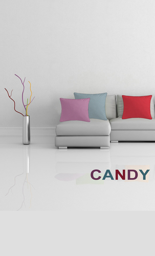 Candy Elegance Fabric - Polyester Upholstery, 400g Weight | Dobby Style for Sofa and Cushion Furnishing