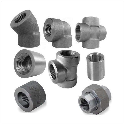 Forged Pipe Fittings - Round, 2 to 20 mm Thickness | Polished Silver Finish, Versatile Material Options