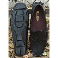 मेन्स फैंसी ब्लैक लेदर लोफर्स