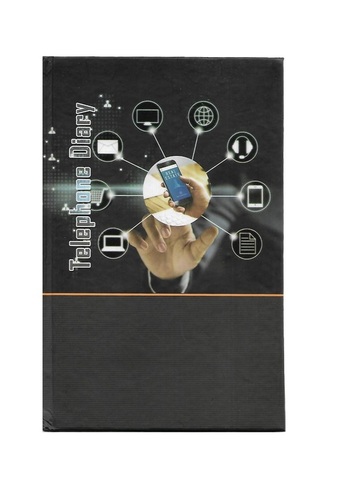 Chief Size, Address Book, Hard Binding (224 Pages) - Hard Board & Paper, 6 x 9 Inches , Durable Hard Cover for Organized Contact Details