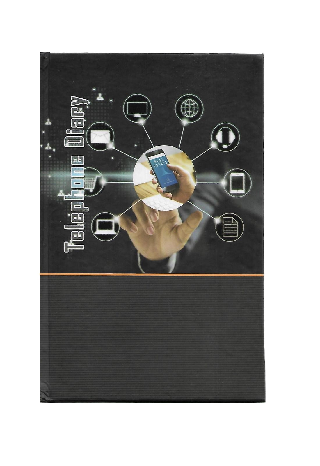 Chief Size, Address Book, Hard Binding (224 Pages) - Hard Board & Paper, 6 X 9 Inches , Durable Hard Cover For Organized Contact Details