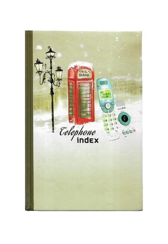 Telephone Directory - Hard Board & Paper Material, 6 x 9 Inches (Approx) | Hard Cover, Durable & Designed for Organized Contact Management