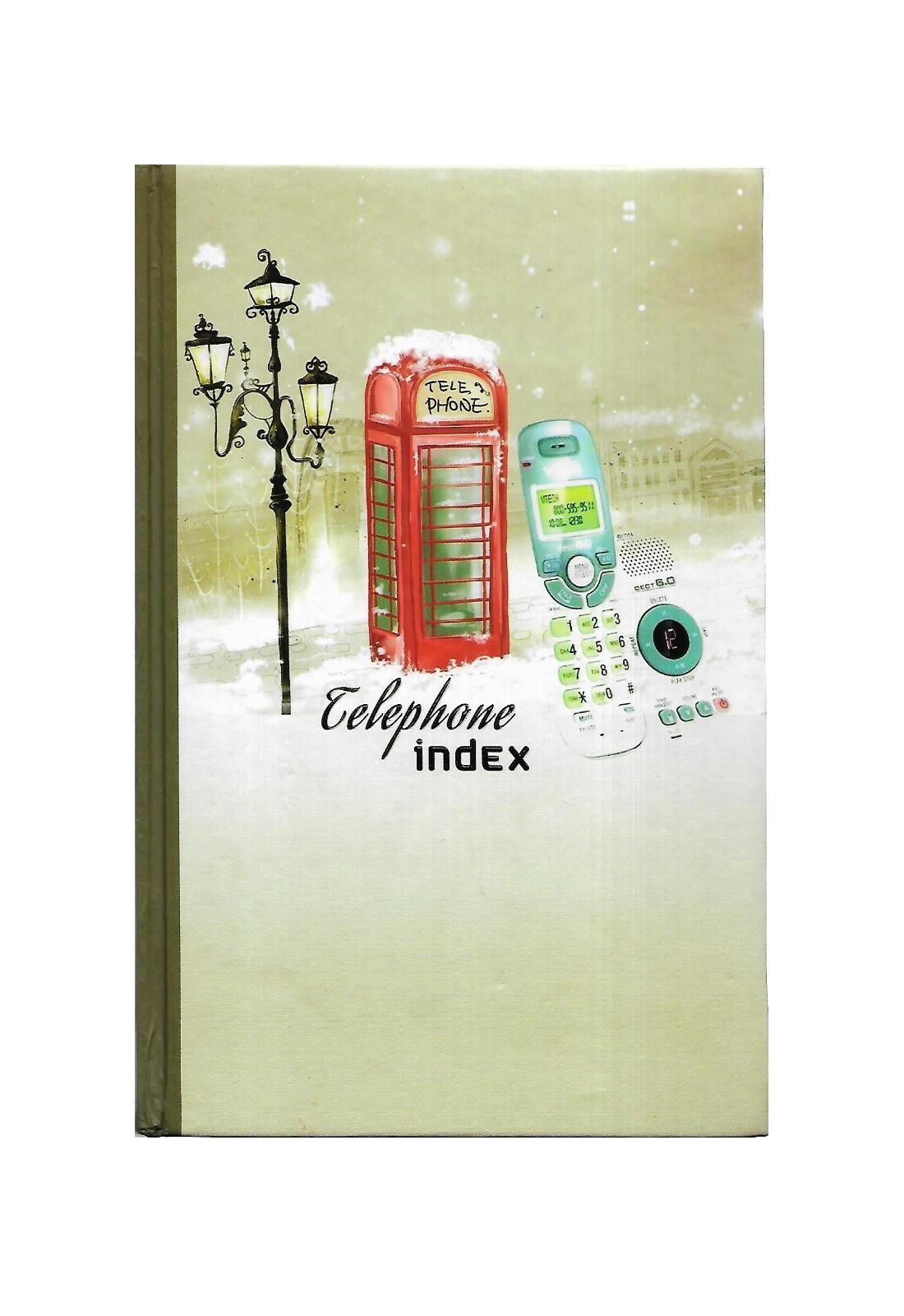Telephone Directory - Hard Board & Paper Material, 6 X 9 Inches (Approx) | Hard Cover, Durable & Designed For Organized Contact Management