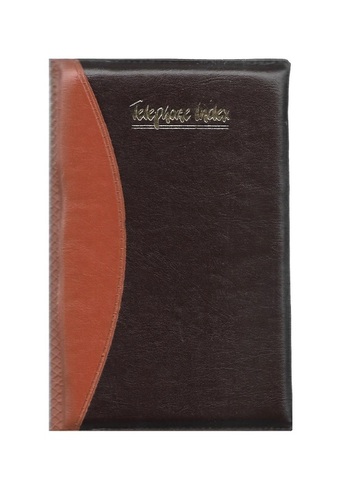 Chief Size, Address Book, Foam Folder - Foam & Paper Material, 6 x 9 Inches | Durable Leatherite Cover, 224 Pages for Organized Contacts