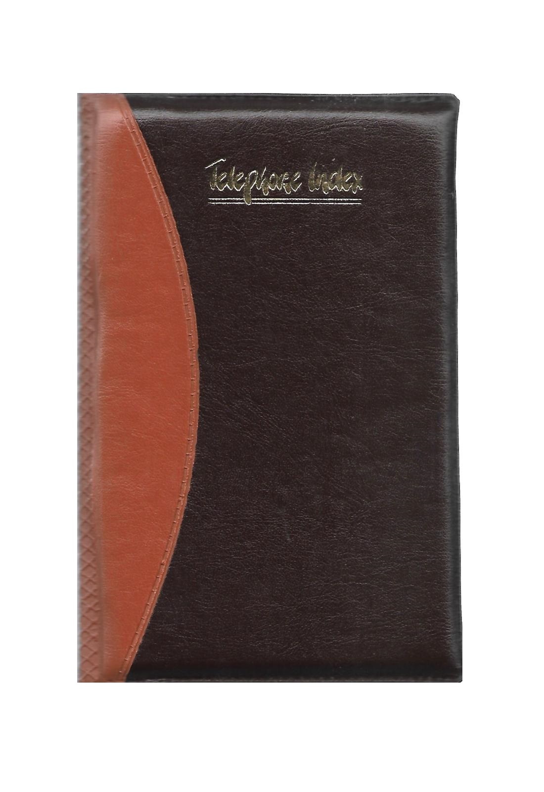 Chief Size, Address Book, Foam Folder (128 Pages) - Leatherite Folder Cover, 6 X 9 Inches , Durable & Organized Contact Details Storage